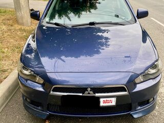 2008 Mitsubishi Lancer X, синий, 850000 рублей, вид 2