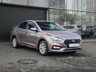 2018 Hyundai Solaris II, коричневый, 1550000 рублей, вид 3