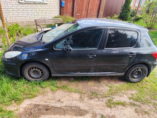 2007 Peugeot 307 I Рестайлинг, чёрный, 270000 рублей, вид 3