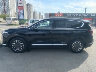 2021 Hyundai Santa Fe IV Рестайлинг, чёрный, 4200000 рублей, вид 4
