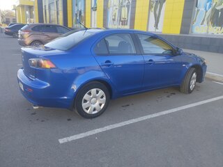 2011 Mitsubishi Lancer X Рестайлинг, синий, 735000 рублей, вид 4