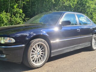 1998 BMW 7 серии 735i III (E38) Рестайлинг, синий, 1300000 рублей, вид 2