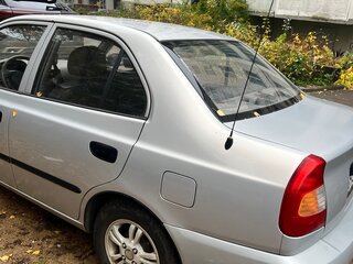 2008 Hyundai Accent ТагАЗ II, серый, 400000 рублей, вид 4