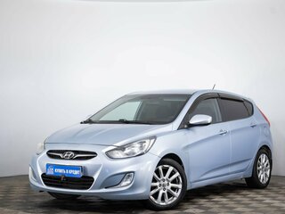 2012 Hyundai Solaris I, голубой, 799000 рублей, вид 3