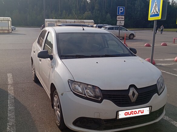 2019 Renault Logan II Рестайлинг, белый, 349000 рублей