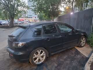 2008 Mazda 3 I (BK) Рестайлинг, чёрный, 600000 рублей, вид 3