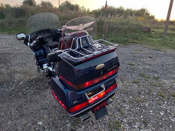 1999 Honda GL 1500 Gold Wing, синий, 700000 рублей - вид 7