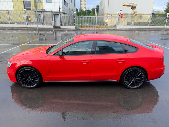 2016 Audi A5 I (8T) Рестайлинг, красный - вид 5