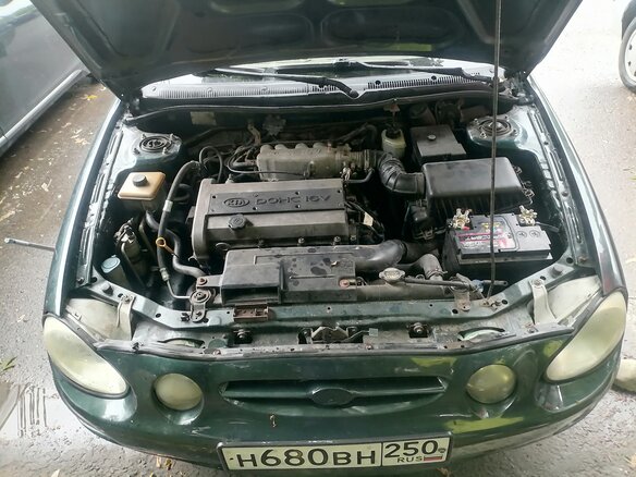 2000 Kia Shuma I, зелёный, 100000 рублей - вид 8
