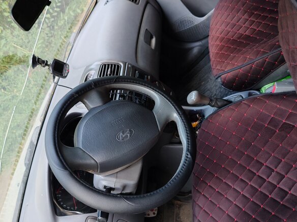 2006 Hyundai Accent ТагАЗ II, серебристый, 330000 рублей - вид 10