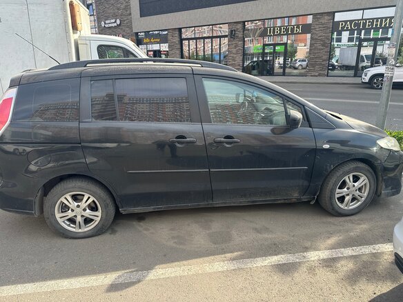 2008 Mazda 5 I (CR) Рестайлинг, чёрный - вид 1