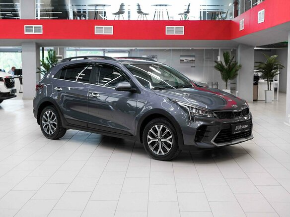 2021 Kia Rio X IV Рестайлинг, серый - вид 2