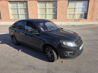 2015 Lada (ВАЗ) Granta I, чёрный, 400000 рублей, вид 1