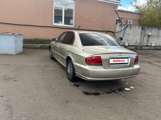 2005 Hyundai Sonata ТагАЗ IV (EF) Рестайлинг, бежевый, 350000 рублей, вид 4