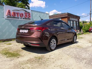 2022 Hyundai Solaris II Рестайлинг, коричневый, 1665000 рублей, вид 4