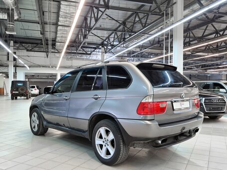 2003 BMW X5 3.0i I (E53) Рестайлинг, серый, 769000 рублей, вид 4