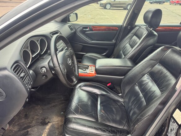 2001 Lexus GS 300 II Рестайлинг, чёрный, 850000 рублей - вид 12