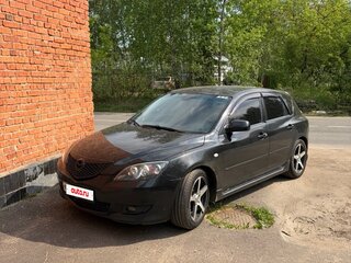 2008 Mazda 3 I (BK) Рестайлинг, чёрный, 490000 рублей, вид 2