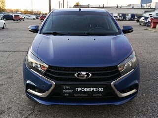 2017 Lada (ВАЗ) Vesta I, синий, 685000 рублей, вид 2