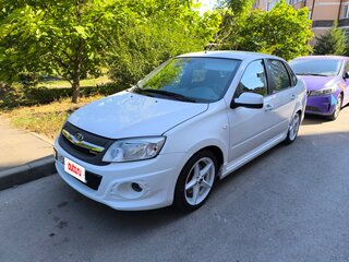 2015 Lada (ВАЗ) Granta Sport I, белый, 690000 рублей, вид 4