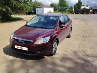 2008 Ford Focus II Рестайлинг, пурпурный, 633333 рублей, вид 1