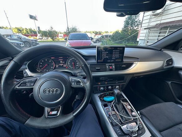 2016 Audi A6 IV (C7) Рестайлинг, чёрный, 1600000 рублей - вид 5