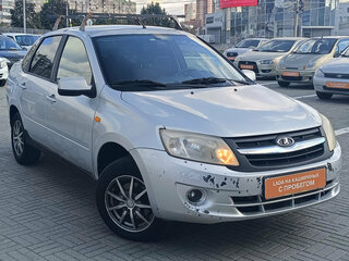 2012 Lada (ВАЗ) Granta I, серебристый, 315000 рублей, вид 2