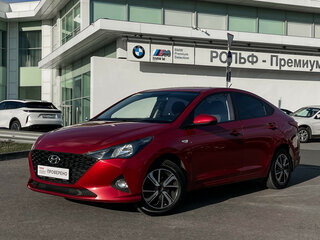 2020 Hyundai Solaris II Рестайлинг, красный, 1549000 рублей, вид 1