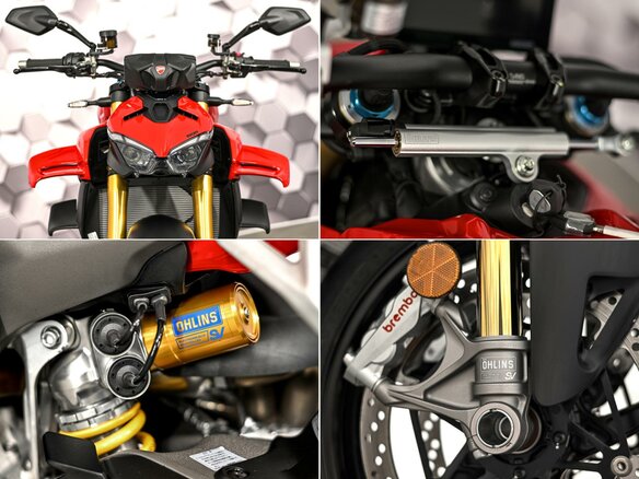 2025 Ducati Streetfighter V4, красный - вид 9