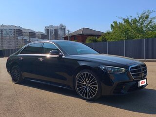 2021 Mercedes-Benz S-Класс 450 Long 4MATIC VII (W223), чёрный, 9000000 рублей, вид 3