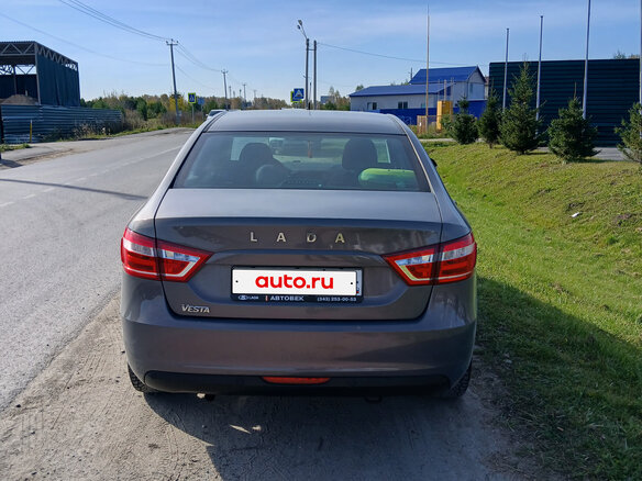 2021 Lada (ВАЗ) Vesta I, серый, 980000 рублей - вид 4