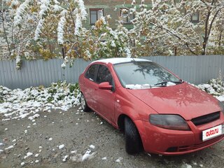 2005 Chevrolet Aveo I, красный, 250000 рублей, вид 2