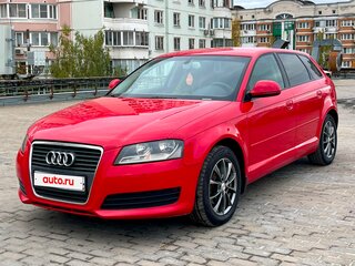 2009 Audi A3 II (8P) Рестайлинг 2, красный, 750000 рублей, вид 2