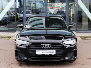 2021 Audi A6 45 TFSI V (C8), чёрный, 4369000 рублей, вид 2