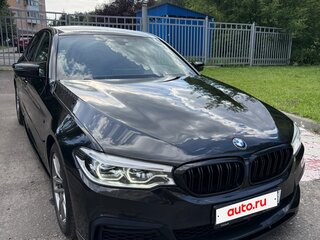 2019 BMW 5 серии 530i xDrive VII (G30/G31/G38), чёрный, 3990000 рублей, вид 3