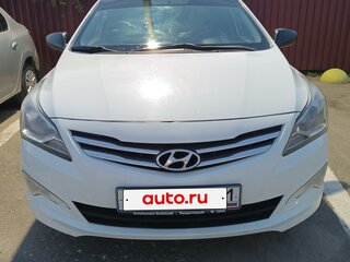 2014 Hyundai Solaris I Рестайлинг, белый, 570000 рублей, вид 3