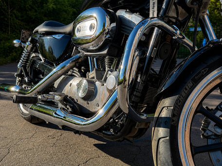 2012 Harley-Davidson Sportster 883, чёрный, 580000 рублей, вид 4