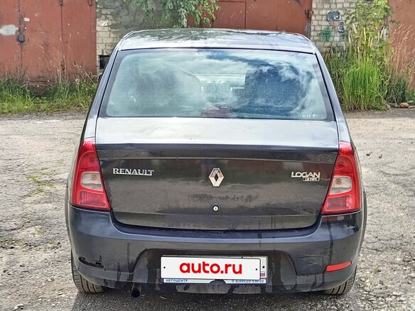 2012 Renault Logan I Рестайлинг, чёрный, 195000 рублей - вид 5