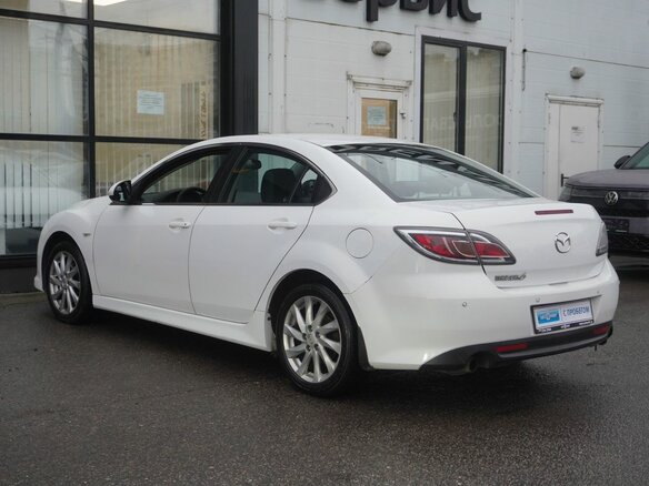 2010 Mazda 6 II (GH) Рестайлинг, белый, 905000 рублей - вид 6