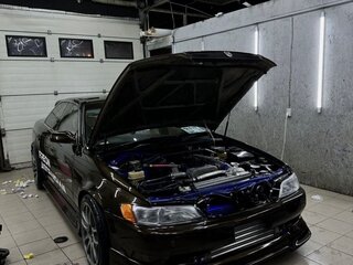 1992 Toyota Mark II VII (X90), коричневый, 1500000 рублей, вид 4