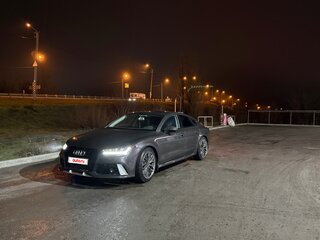 2016 Audi A7 I (4G) Рестайлинг, серый, 2950000 рублей, вид 4