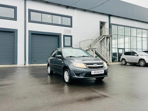 2018 Lada (ВАЗ) Granta I, серый, 639000 рублей - вид 8