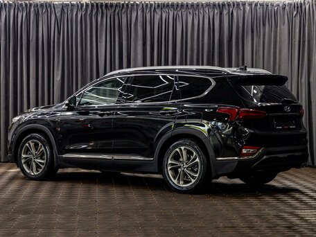 2020 Hyundai Santa Fe IV, чёрный, 2855000 рублей, вид 4