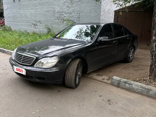 2002 Mercedes-Benz S-Класс 320 IV (W220), чёрный, 650000 рублей, вид 5