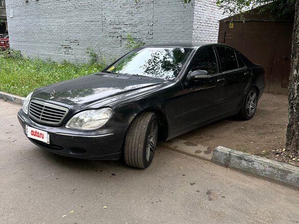 2002 Mercedes-Benz S-Класс 320 IV (W220), чёрный - вид 4