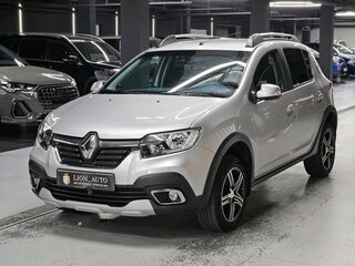 2019 Renault Sandero Stepway II Рестайлинг, серебристый, 1190000 рублей, вид 3