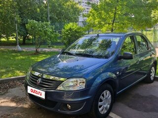 2010 Renault Logan I Рестайлинг, синий, 750000 рублей, вид 1