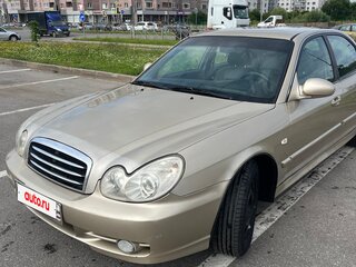2006 Hyundai Sonata ТагАЗ IV (EF) Рестайлинг, бежевый, 440000 рублей, вид 3