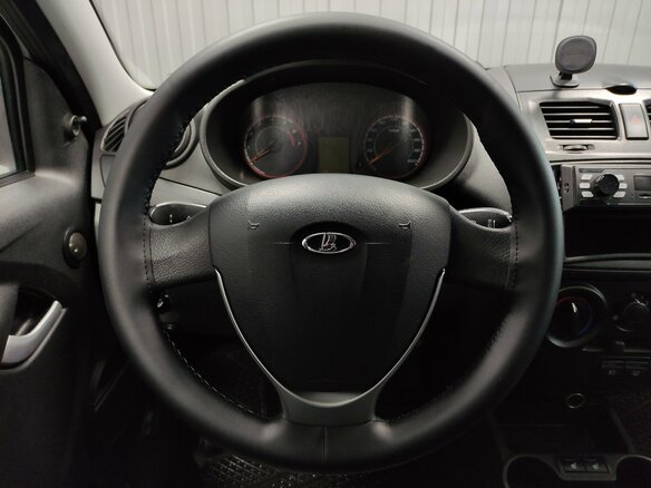 2015 Lada (ВАЗ) Kalina II, белый, 395000 рублей - вид 6