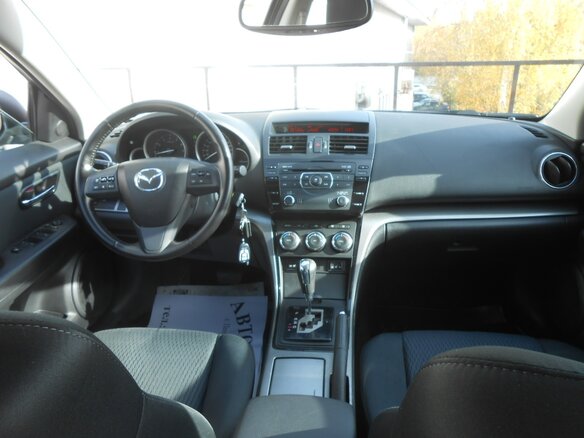 2011 Mazda 6 II (GH) Рестайлинг, синий, 1100000 рублей - вид 6